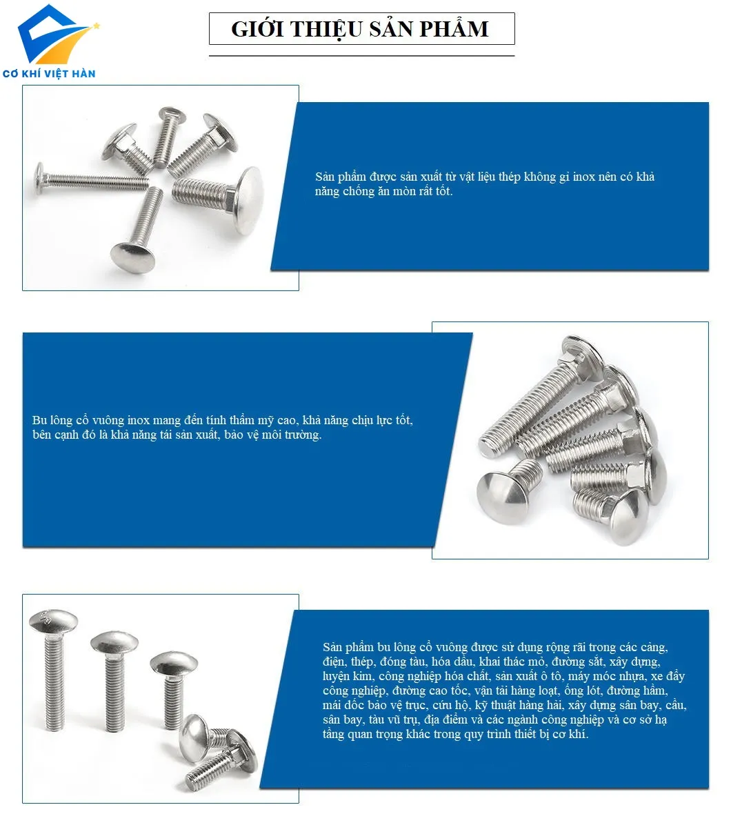 Bulong inox chống xoay