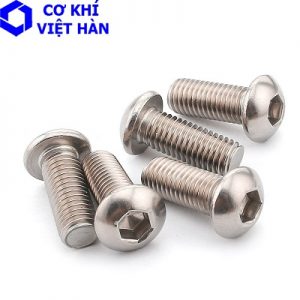 bulong inox đầu nấm lục giác chìm Din 7830