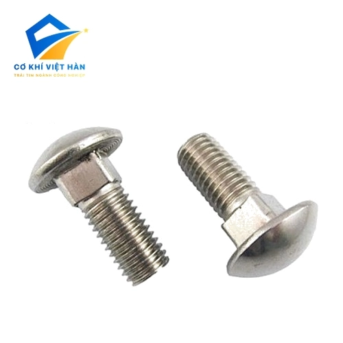 Bulong Inox Đầu Tròn Cổ Vuông