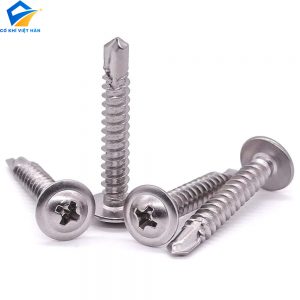 Vít tự khoan đầu dù inox Din 7504T