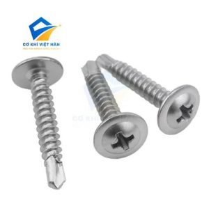 Vít tự khoan đầu dù inox