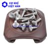 bulong đầu tròn cổ vuông inox