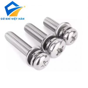 Vít Inox Đầu Tròn Long Đen Kép GB9074.8