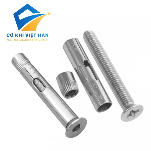 Vít nở inox đầu chìm